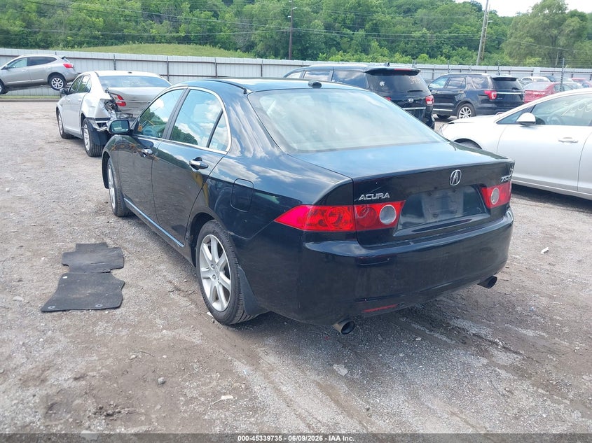 2005 Acura Tsx VIN JH4CL96855C003860 IAAI salvage auction — HAIL, Salvage (Iowa), sold $550 on 2026-07-06 (photo 3)