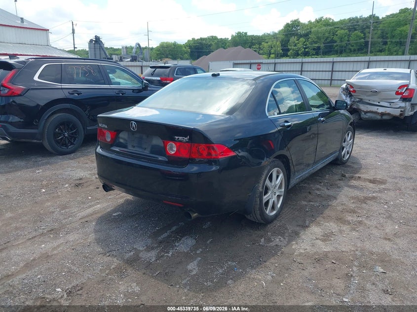 2005 Acura Tsx VIN JH4CL96855C003860 IAAI salvage auction — HAIL, Salvage (Iowa), sold $550 on 2026-07-06 (photo 4)