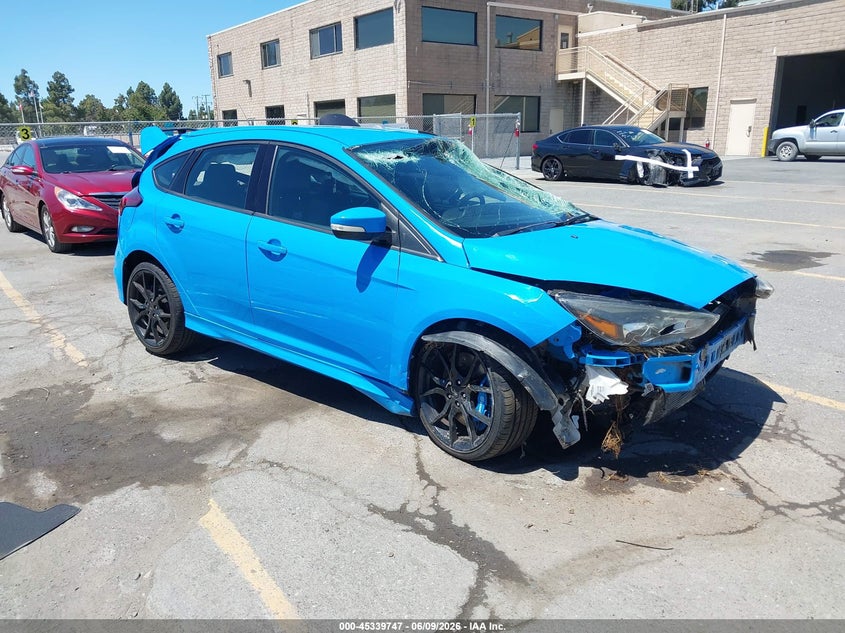 2016 Ford Focus rs VIN WF0DP3THXG4116130 IAAI salvage auction — LEFT SIDE, Salvage (California), sold $2,500 on 2026-07-13 (photo 1)