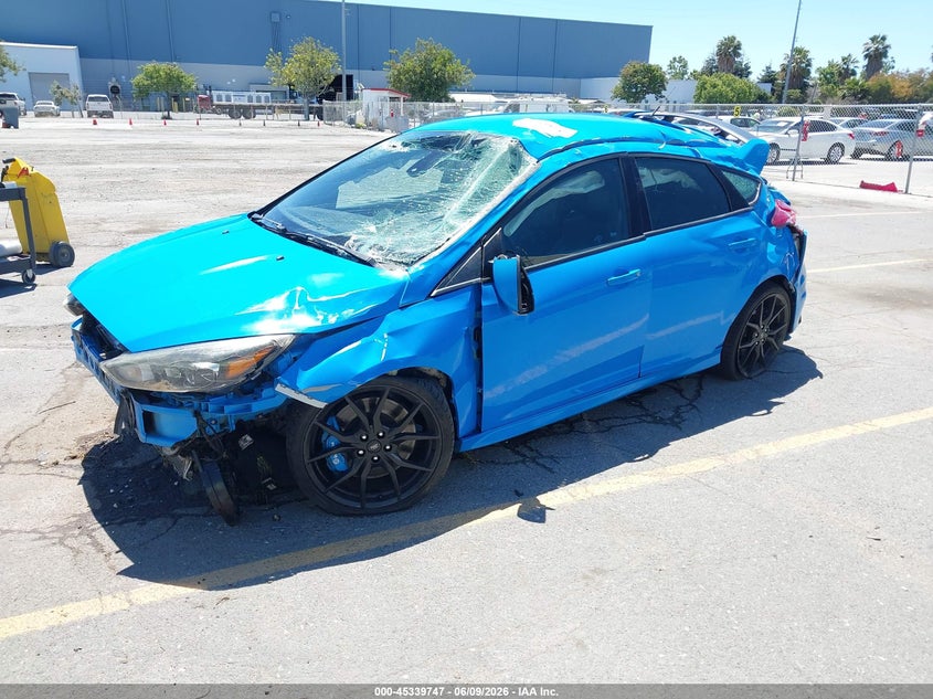 2016 Ford Focus rs VIN WF0DP3THXG4116130 IAAI salvage auction — LEFT SIDE, Salvage (California), sold $2,500 on 2026-07-13 (photo 2)