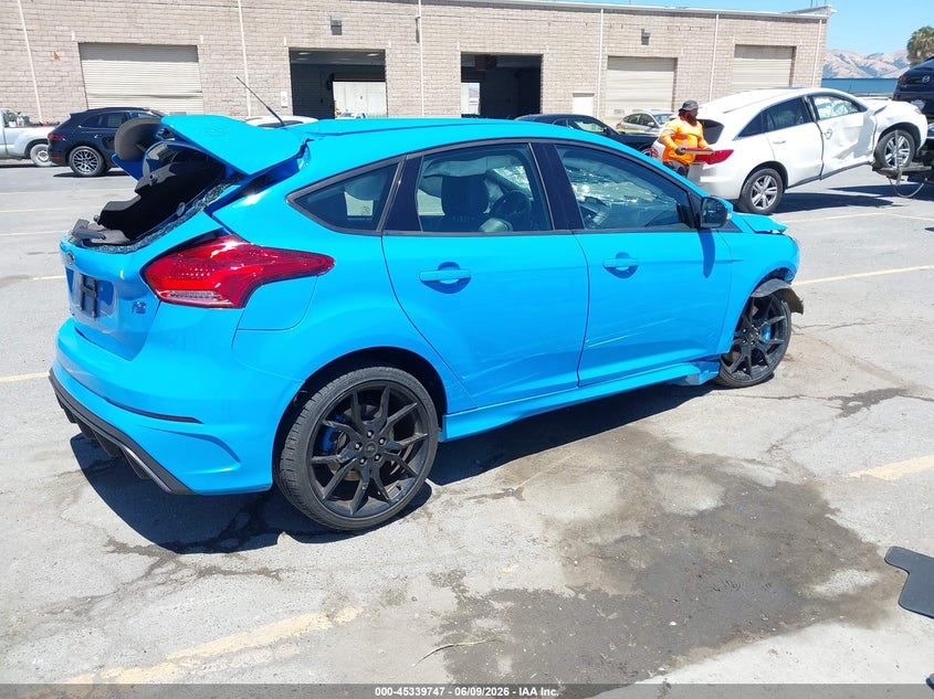 2016 Ford Focus rs VIN WF0DP3THXG4116130 IAAI salvage auction — LEFT SIDE, Salvage (California), sold $2,500 on 2026-07-13 (photo 4)