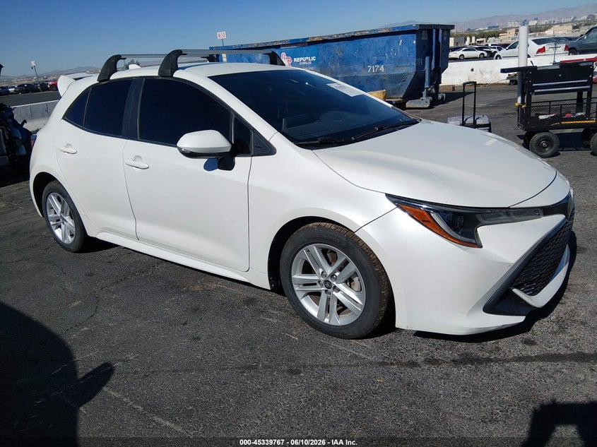 2019 Toyota Corolla VIN JTNK4RBE4K3059916 IAAI salvage auction — LEFT FRONT, Salvage Title, sold $5,000 on 2026-07-31 (photo 1)