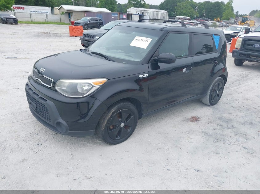 2016 Kia Soul VIN KNDJN2A29G7317407 IAAI salvage auction — RIGHT REAR, Salvage Title, sold $25 on 2026-07-28 (photo 2)