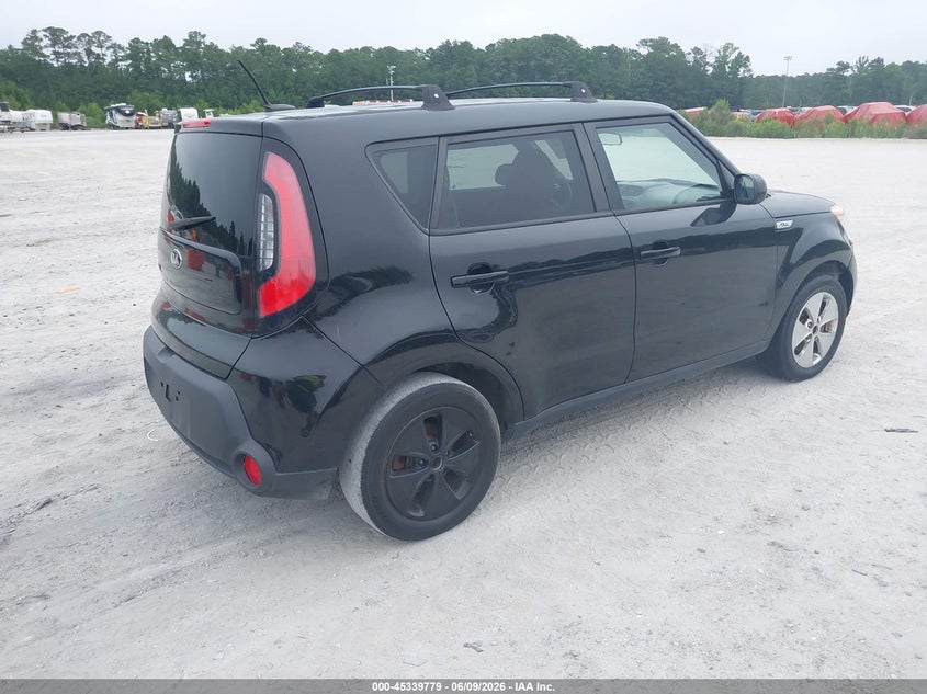 2016 Kia Soul VIN KNDJN2A29G7317407 IAAI salvage auction — RIGHT REAR, Salvage Title, sold $25 on 2026-07-28 (photo 4)