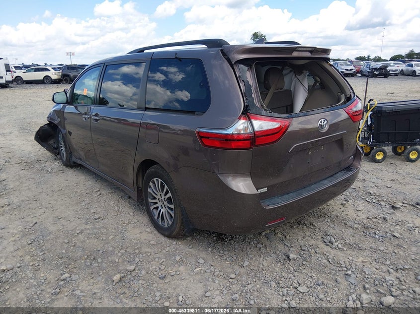 2020 Toyota Sienna VIN 5TDYZ3DC2LS080188 IAAI salvage auction — FRONT END, Salvage (West Virginia), sold $25 on 2026-07-29 (photo 3)
