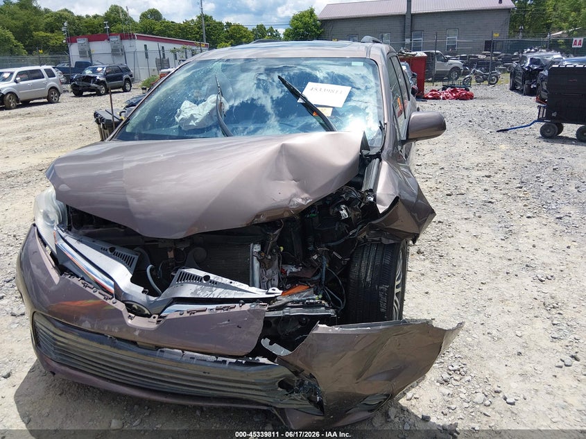 2020 Toyota Sienna VIN 5TDYZ3DC2LS080188 IAAI salvage auction — FRONT END, Salvage (West Virginia), sold $25 on 2026-07-29 (photo 6)