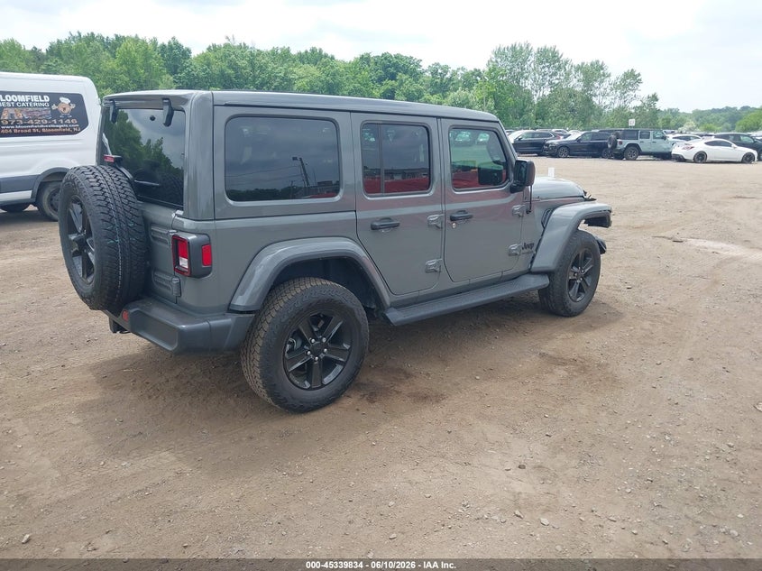 2022 Jeep Wrangler / VIN 1C4HJXEG8NW188849 IAAI salvage auction — FRONT END, Salvage Title, sold $9,500 on 2026-07-29 (photo 4)