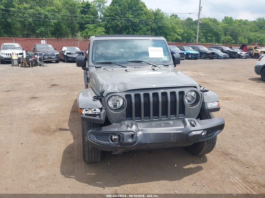 2022 Jeep Wrangler / VIN 1C4HJXEG8NW188849 IAAI salvage auction — FRONT END, Salvage Title, sold $9,500 on 2026-07-29 (photo 6)
