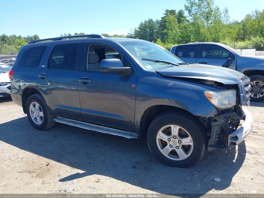 2010 Toyota Sequoia VIN 5TDBY5G14AS028489 IAAI salvage auction — FRONT END, Salvage (Massachusetts), sold $2,800 on 2026-07-09 (photo 1)