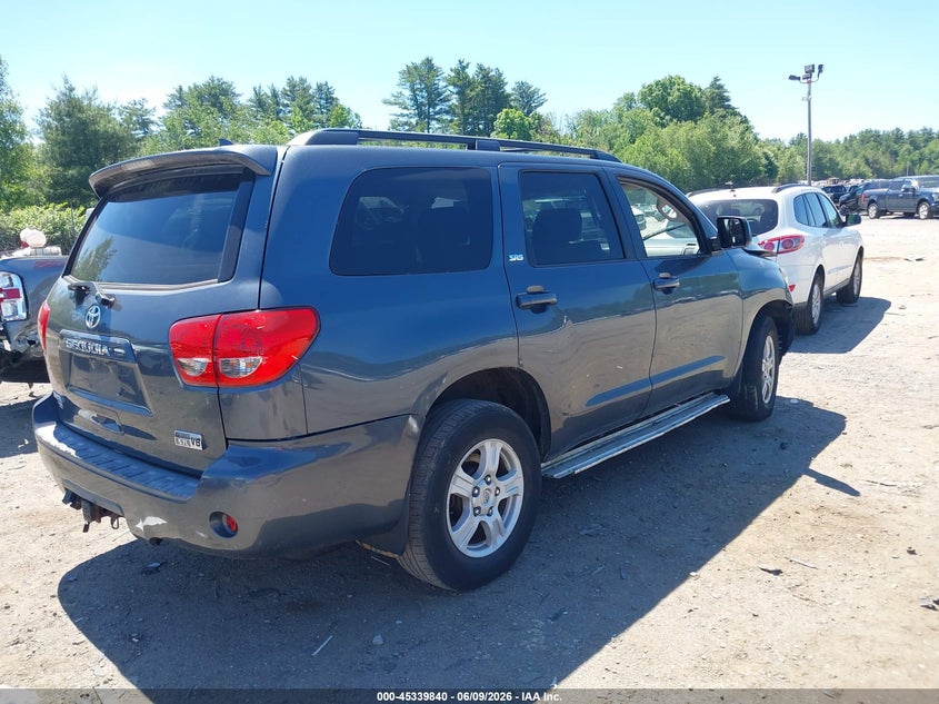 2010 Toyota Sequoia VIN 5TDBY5G14AS028489 IAAI salvage auction — FRONT END, Salvage (Massachusetts), sold $2,800 on 2026-07-09 (photo 4)