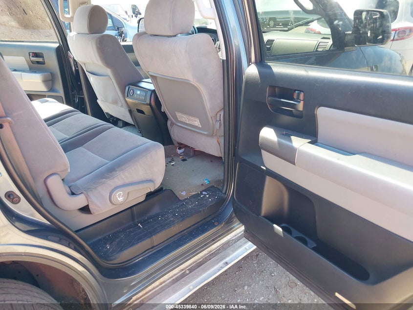 2010 Toyota Sequoia VIN 5TDBY5G14AS028489 IAAI salvage auction — FRONT END, Salvage (Massachusetts), sold $2,800 on 2026-07-09 (photo 8)