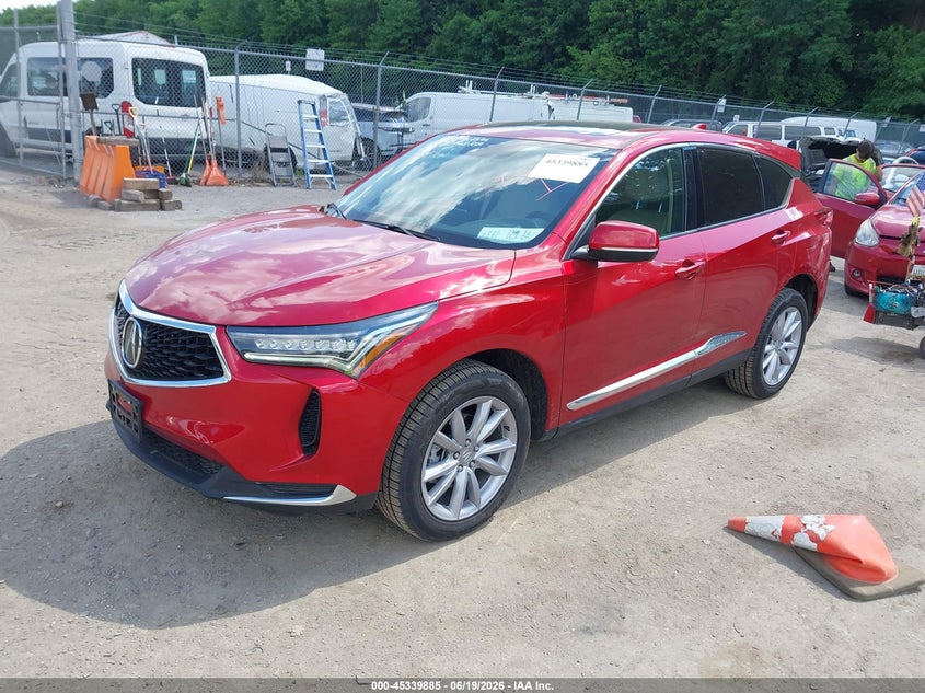2022 Acura Rdx VIN 5J8TC2H32NL014990 IAAI salvage auction — RIGHT FRONT, Salvage - 75% Or Less (Maryland), sold $8,200 on 2026-08-01 (photo 2)