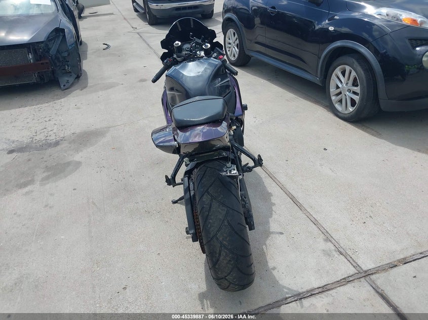 2007 Suzuki Gsx-r750 VIN JS1GR7KA772106327 IAAI salvage auction — REAR END, Salvage (Texas), sold $1,825 on 2026-07-08 (photo 6)