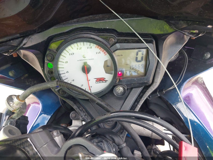 2007 Suzuki Gsx-r750 VIN JS1GR7KA772106327 IAAI salvage auction — REAR END, Salvage (Texas), sold $1,825 on 2026-07-08 (photo 7)