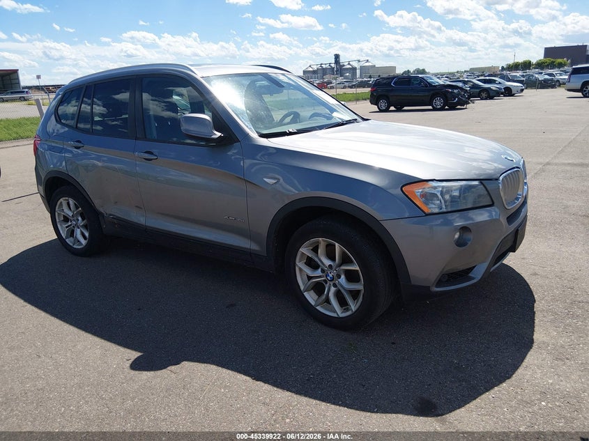 2013 BMW X3 VIN 5UXWX7C54DL978719 IAAI salvage auction — RIGHT SIDE, Prior Salvage (Minnesota), sold $725 on 2026-07-27 (photo 1)