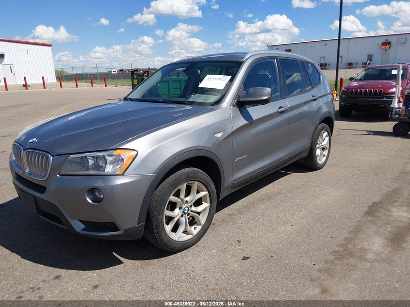 2013 BMW X3 VIN 5UXWX7C54DL978719 IAAI salvage auction — RIGHT SIDE, Prior Salvage (Minnesota), sold $725 on 2026-07-27 (photo 2)
