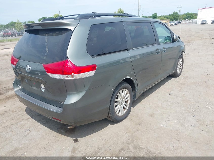2014 Toyota Sienna VIN 5TDYK3DC2ES459649 IAAI salvage auction — FRONT END, Salvage (Virginia), sold $1,650 on 2026-07-14 (photo 4)