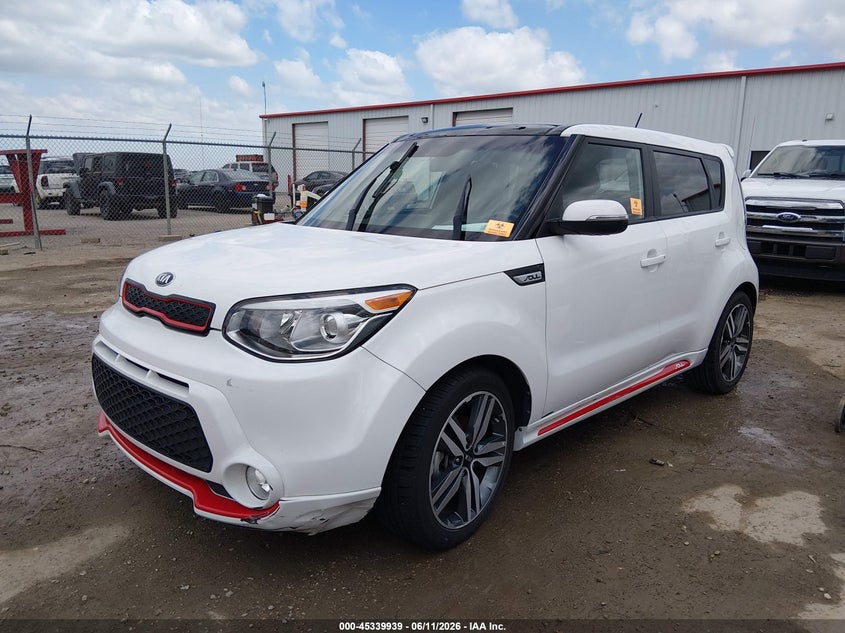 2014 Kia Soul VIN KNDJP3A52E7088530 IAAI salvage auction — HAIL, Salvage (Kansas), sold $975 on 2026-07-10 (photo 2)