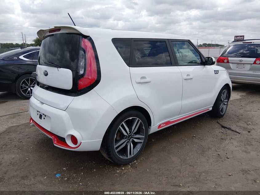 2014 Kia Soul VIN KNDJP3A52E7088530 IAAI salvage auction — HAIL, Salvage (Kansas), sold $975 on 2026-07-10 (photo 4)