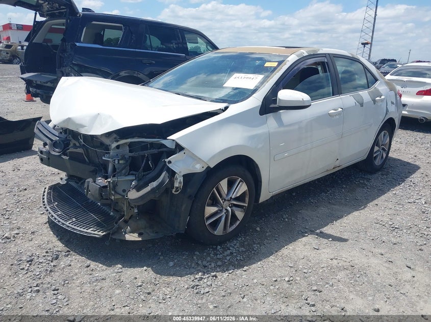 2014 Toyota Corolla VIN 5YFBPRHE0EP082317 IAAI salvage auction — FRONT END, Clear (Arkansas), sold $1,250 on 2026-07-29 (photo 2)