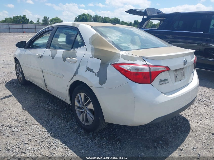 2014 Toyota Corolla VIN 5YFBPRHE0EP082317 IAAI salvage auction — FRONT END, Clear (Arkansas), sold $1,250 on 2026-07-29 (photo 3)