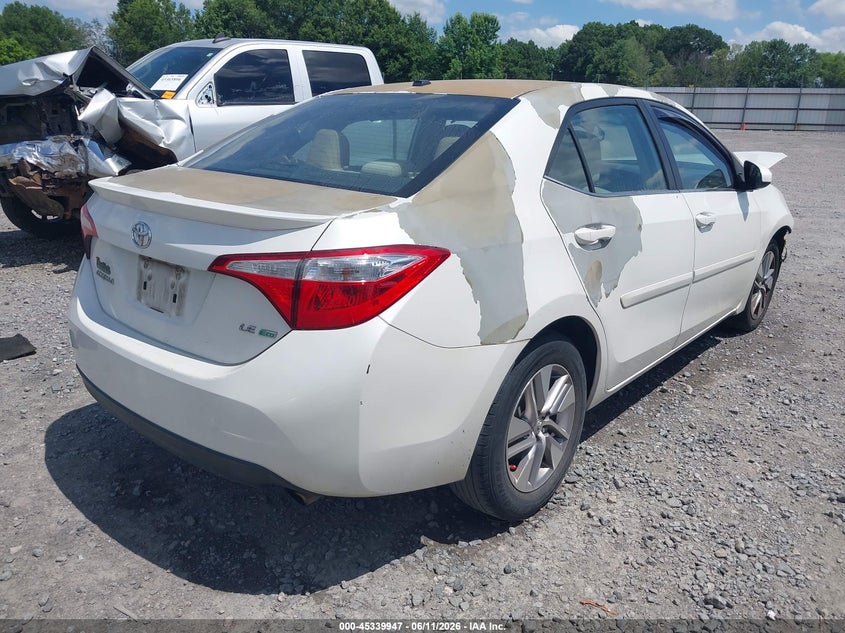 2014 Toyota Corolla VIN 5YFBPRHE0EP082317 IAAI salvage auction — FRONT END, Clear (Arkansas), sold $1,250 on 2026-07-29 (photo 4)