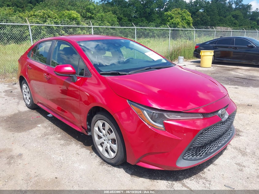 2020 Toyota Corolla VIN JTDEPRAE5LJ102621 IAAI salvage auction — LEFT SIDE, Salvage (Louisiana), sold $3,400 on 2026-07-14 (photo 1)