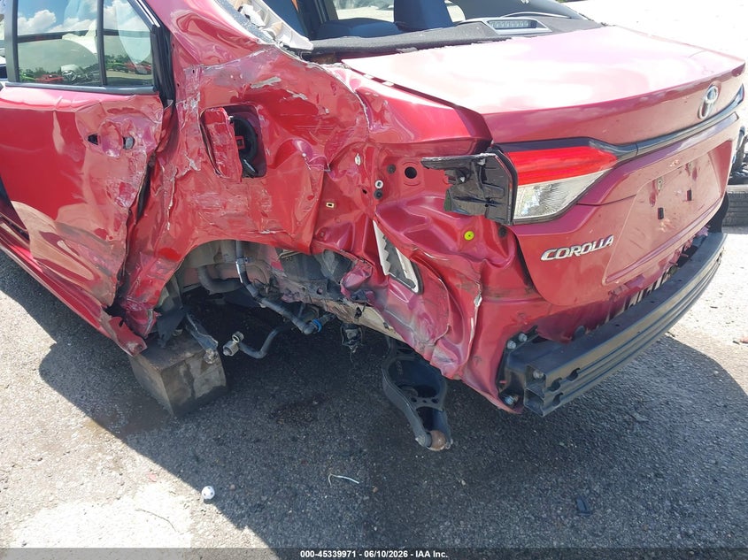 2020 Toyota Corolla VIN JTDEPRAE5LJ102621 IAAI salvage auction — LEFT SIDE, Salvage (Louisiana), sold $3,400 on 2026-07-14 (photo 6)