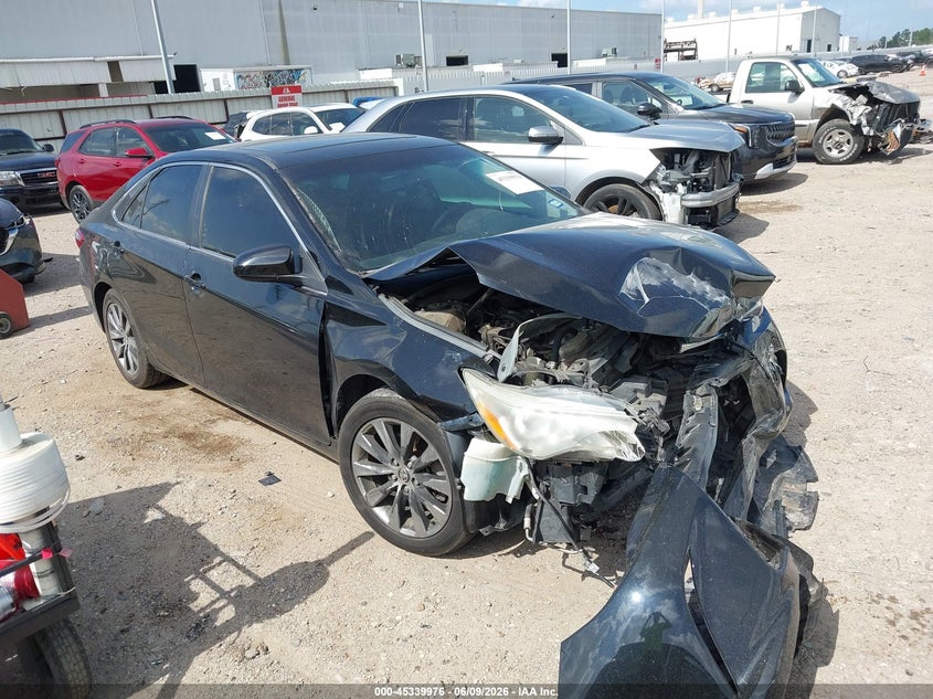 2015 Toyota Camry VIN 4T1BF1FK7FU891648 IAAI salvage auction — FRONT END, Salvage (Texas), sold $1,800 on 2026-08-01 (photo 1)