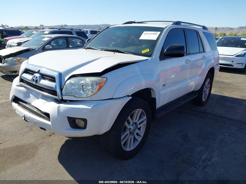 2007 Toyota 4runner VIN JTEZU14R070084563 IAAI salvage auction — FRONT END, Salvage (Arizona), sold $2,150 on 2026-07-07 (photo 2)