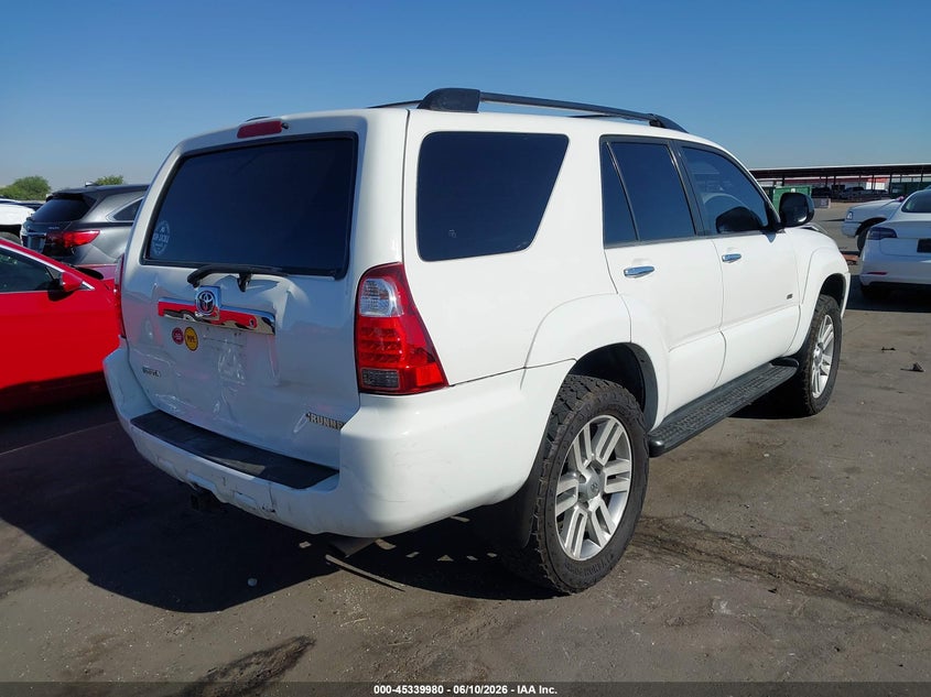 2007 Toyota 4runner VIN JTEZU14R070084563 IAAI salvage auction — FRONT END, Salvage (Arizona), sold $2,150 on 2026-07-07 (photo 4)