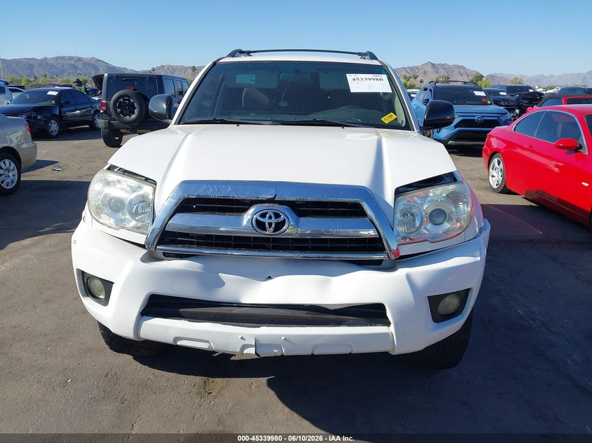 2007 Toyota 4runner VIN JTEZU14R070084563 IAAI salvage auction — FRONT END, Salvage (Arizona), sold $2,150 on 2026-07-07 (photo 6)