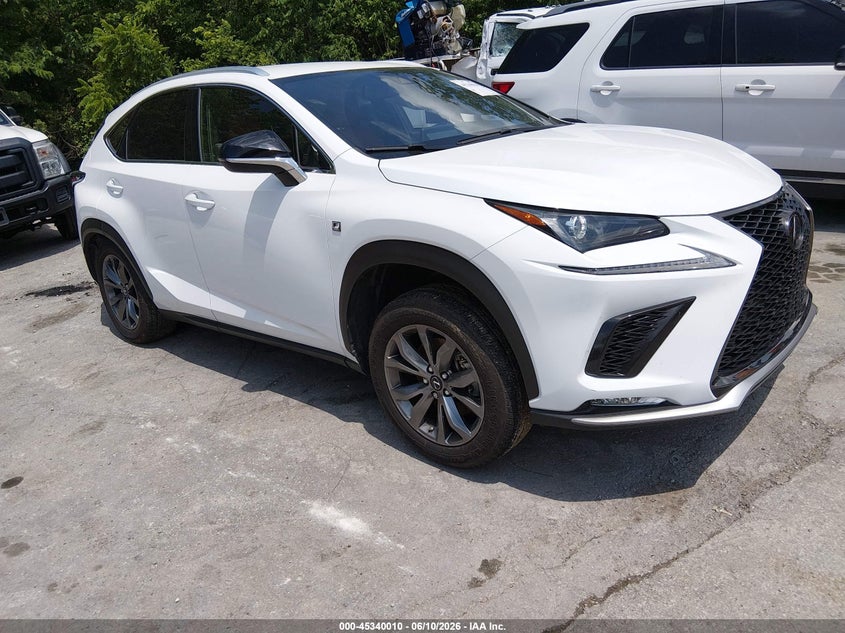 2021 Lexus Nx VIN JTJSARBZ3M5029276 IAAI salvage auction — LEFT REAR, Salvage (Kentucky), sold $7,600 on 2026-07-27 (photo 1)