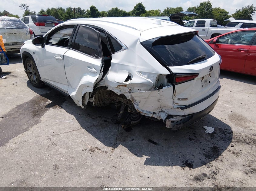 2021 Lexus Nx VIN JTJSARBZ3M5029276 IAAI salvage auction — LEFT REAR, Salvage (Kentucky), sold $7,600 on 2026-07-27 (photo 3)