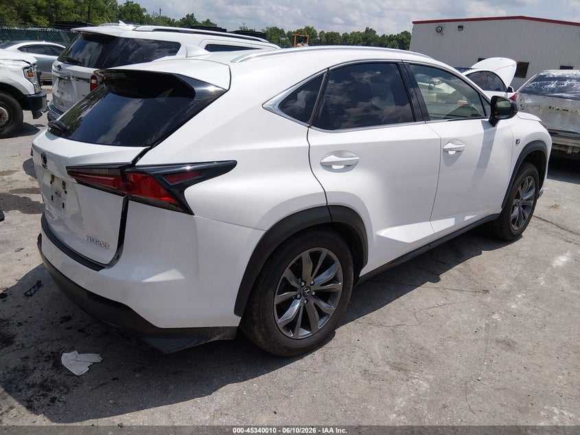 2021 Lexus Nx VIN JTJSARBZ3M5029276 IAAI salvage auction — REAR END, Salvage (Kentucky), sold $7,600 on 2026-07-29 (photo 4)