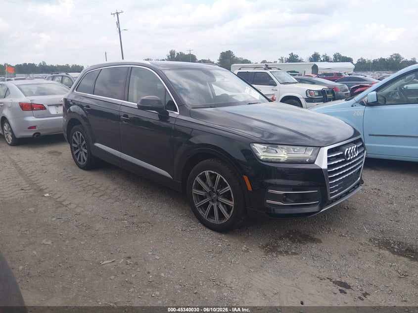 2018 Audi Q7 VIN WA1VAAF70JD029600 IAAI salvage auction — LEFT FRONT, Salvage (Virginia), sold $5,300 on 2026-07-10 (photo 1)