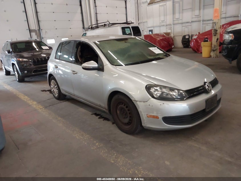 2012 Volkswagen Golf VIN WVWDB7AJ9CW007686 IAAI salvage auction — Burn Interior, Salvage (Oregon), sold $275 on 2026-08-06 (photo 1)