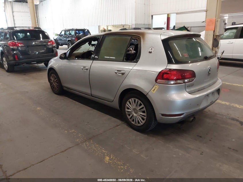 2012 Volkswagen Golf VIN WVWDB7AJ9CW007686 IAAI salvage auction — Burn Interior, Salvage (Oregon), sold $275 on 2026-08-06 (photo 3)