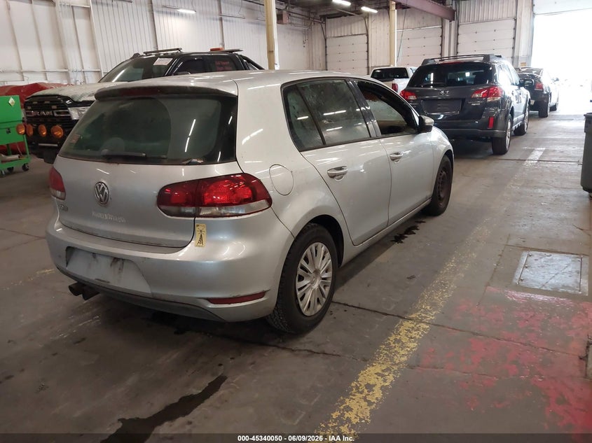 2012 Volkswagen Golf VIN WVWDB7AJ9CW007686 IAAI salvage auction — Burn Interior, Salvage (Oregon), sold $275 on 2026-08-06 (photo 4)