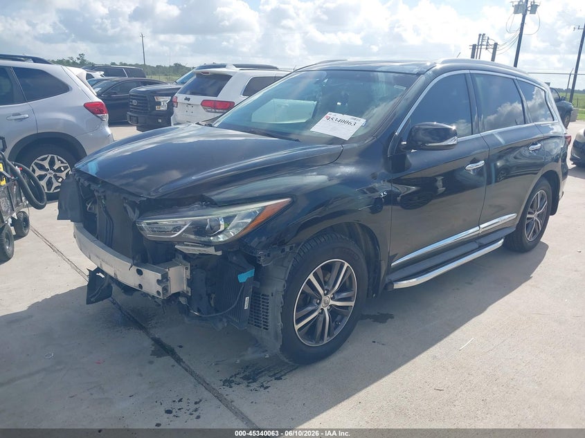 2017 Infiniti Qx60 VIN 5N1DL0MNXHC547328 IAAI salvage auction — FRONT END, Salvage Title, sold $2,150 on 2026-08-19 (photo 2)