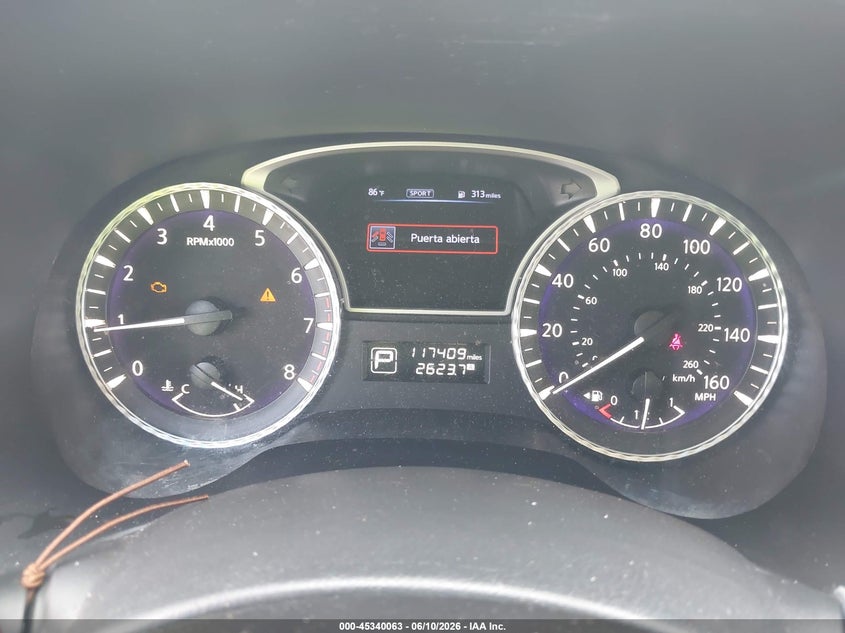 2017 Infiniti Qx60 VIN 5N1DL0MNXHC547328 IAAI salvage auction — FRONT END, Salvage Title, sold $2,150 on 2026-08-19 (photo 7)