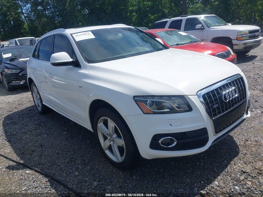 2011 Audi Q5 VIN WA1DKAFP9BA050392 IAAI salvage auction — LEFT & RIGHT, Repossession Paperwork (Georgia), sold $400 on 2026-07-07 (photo 1)