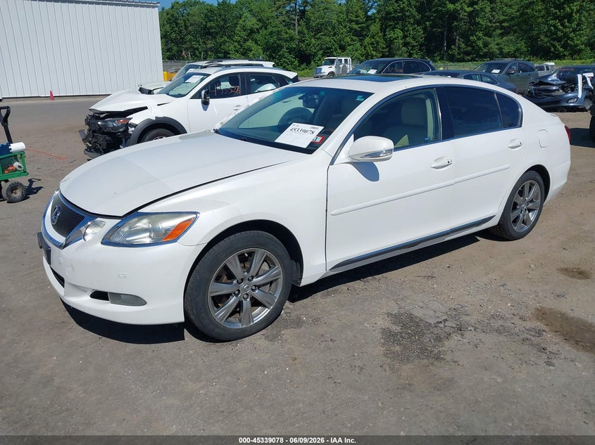 2011 Lexus Gs 350 VIN JTHCE1KSXB0028635 IAAI salvage auction — RIGHT FRONT, Salvage (Massachusetts), sold $550 on 2026-07-17 (photo 2)