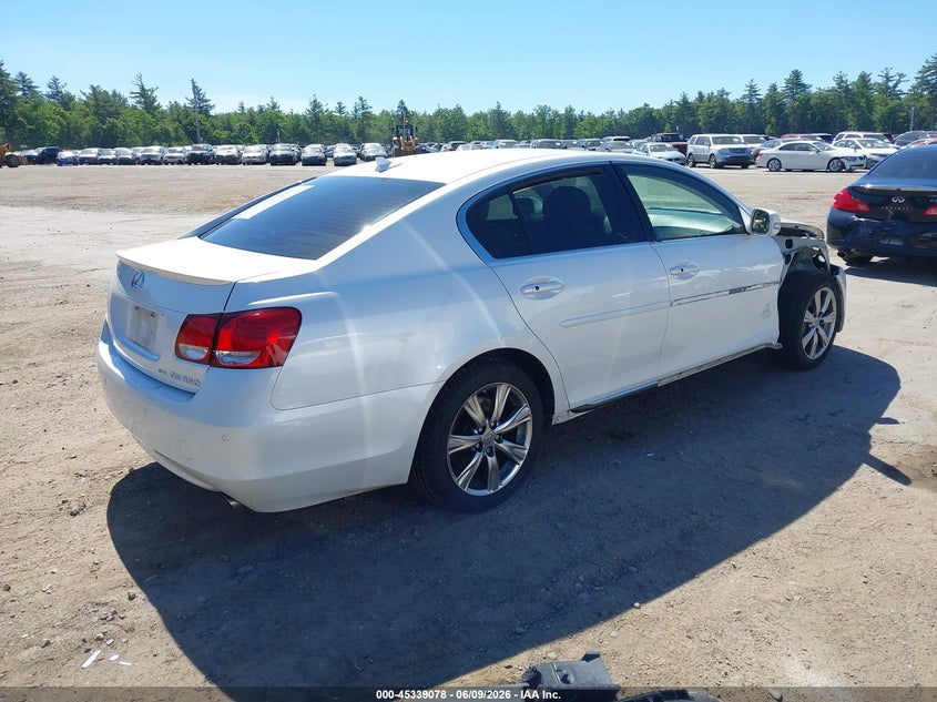 2011 Lexus Gs 350 VIN JTHCE1KSXB0028635 IAAI salvage auction — RIGHT FRONT, Salvage (Massachusetts), sold $550 on 2026-07-17 (photo 4)