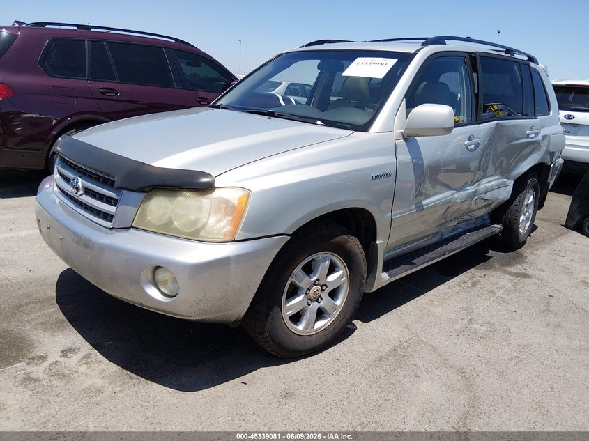 2003 Toyota Highlander VIN JTEHF21A530139366 IAAI salvage auction — SIDE, Salvage (California), sold $200 on 2026-07-18 (photo 2)