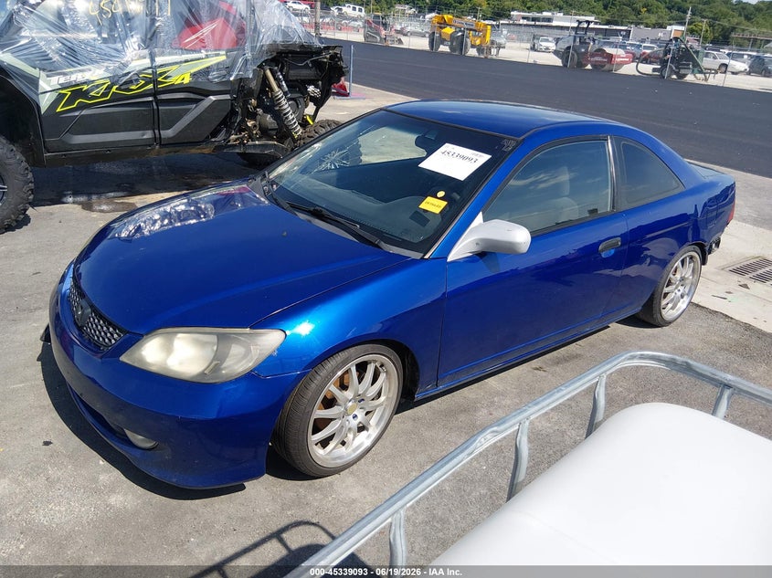 2004 Honda Civic VIN 1HGEM21344L027545 IAAI salvage auction — REAR END, Salvage (Missouri), sold $150 on 2026-07-18 (photo 2)