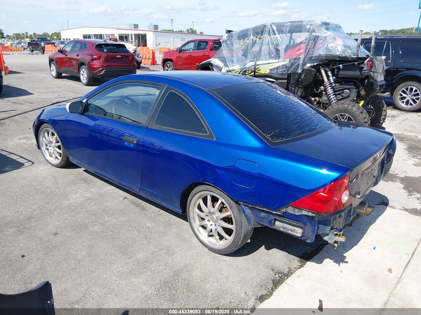 2004 Honda Civic VIN 1HGEM21344L027545 IAAI salvage auction — REAR END, Salvage (Missouri), sold $150 on 2026-07-18 (photo 3)