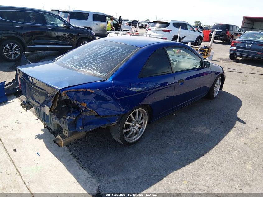 2004 Honda Civic VIN 1HGEM21344L027545 IAAI salvage auction — REAR END, Salvage (Missouri), sold $150 on 2026-07-18 (photo 4)