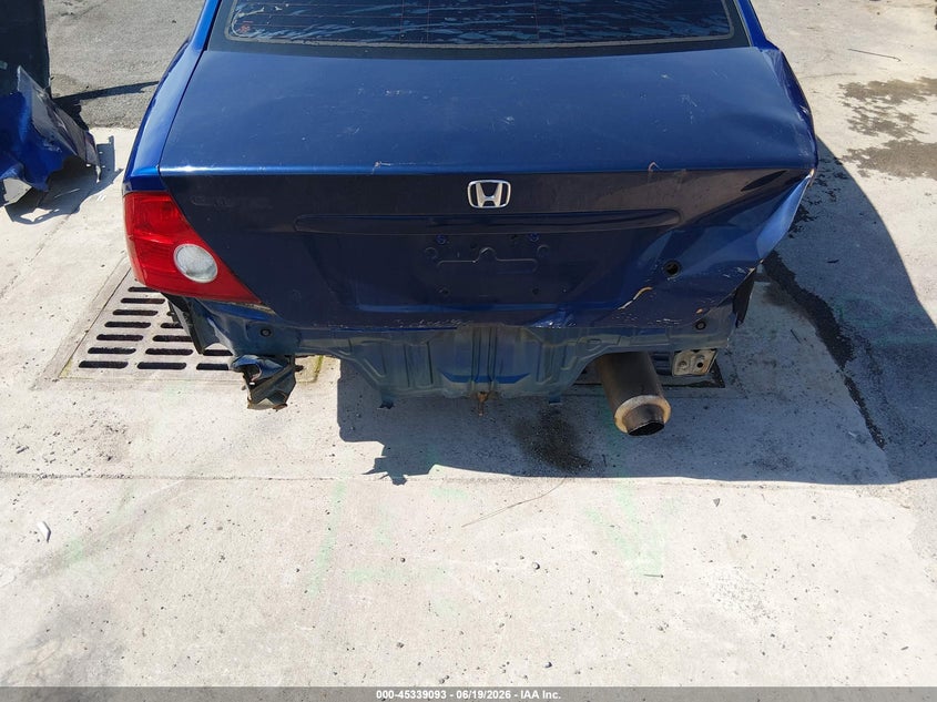 2004 Honda Civic VIN 1HGEM21344L027545 IAAI salvage auction — REAR END, Salvage (Missouri), sold $150 on 2026-07-18 (photo 6)