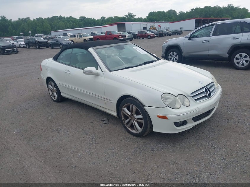 2008 Mercedes-benz Clk-class VIN WDBTK56FX8F256234 IAAI salvage auction — REPOSSESSION, Clear (Maryland), sold $225 on 2026-07-30 (photo 1)